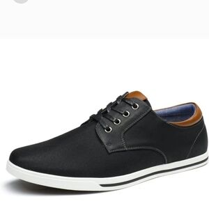 Bruno Marc Riviera Men's Black Oxford Shoes Sz 10